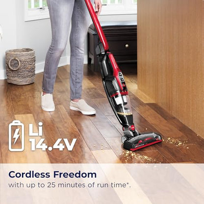 Bissell Featherweight Cordless XRT 14.4V Stick Vacuum, 3079 - color: Black/Red