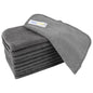 SINLAND Microfiber Dish Cloth for Washing Dishes Dish Washing Rags Best Kitchen Washcloth Cleaning Cloths Wash Cloths with Poly Scour Side 7.87Inchx7.87Inch 10 Pack Grey - color: Grey, size: 7.87inchx7.87inch 10pack