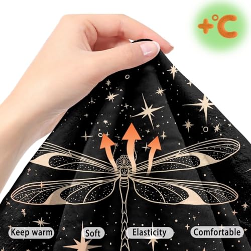 Dragonfly Moon Star Pattern 2 Pieces RV Dinette Cushion Covers Scratch-Resistant RV Couch Cover Wear-Resistan Sofa Furniture Protector Camper Seat Covers Dinette Booth - color: Dragonfly Moon Star