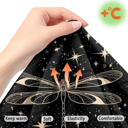 Dragonfly Moon Star Pattern 2 Pieces RV Dinette Cushion Covers Scratch-Resistant RV Couch Cover Wear-Resistan Sofa Furniture Protector Camper Seat Covers Dinette Booth - color: Dragonfly Moon Star