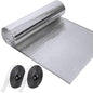 Frienda Rv Window Reflective Insulation Roll 47.2inch*20ft Double Aluminum Foil Heat Bubble Thermal Window Shade Door Cover Blackout for Garage Roof Travel Camper Skylight Shield - size: 47.2inch*20ft