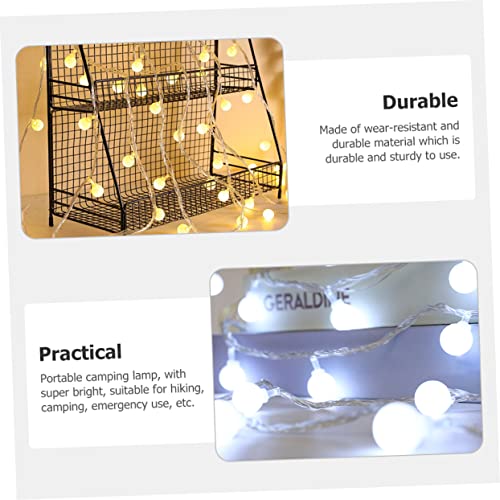Outdoor Led String Light Tent Lamp Brightness Warm Bulbs for Camping Parties and Outdoor Decoration
