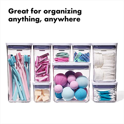 OXO Good Grips Storage Container Airtight | Stackable | For Pantry Organization | Dishwasher Safe | 5 Piece Set, Pack of 2 - color: White (Pack of 2)