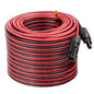 MOOKEERF Solar to XT60i Cable - 100FT Solar Panel Adapter Connector XT60i-F Extension for Portable Power Station - size: 100FT