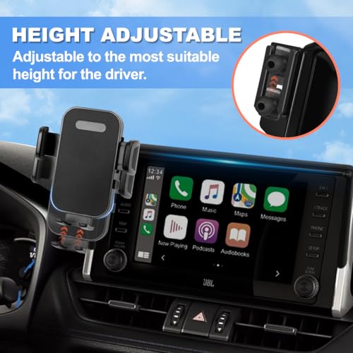 Car Phone Holder Fit for 2019-2025 Toyota RAV4 Accessories Phone Mount 7/8-inch Screen Fixed Clip, Cell Phone Automobile Cradles Hands-Free 360 Degree Rotation Not Affect Air Vent - size: 2019-2025 Toyota RAV4