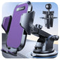 VICSEED Purple Phone Holders for Your Car [Upgraded True Military-Grade Strongest Suction] Cell Phone Mount for Car Dashboard Windshield Vent Truck Boat Stand Adjustable for iPhone Android - color: Purple