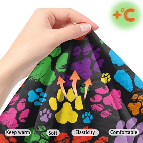 Dog Paw Print 2 Pcs RV Dinette Cushion Covers Comfortable Replacement Camper Cushion Slipcover Sofa Furniture Protector 1 Backrest Covers and 1 Bench Covers - color: Dog Paw