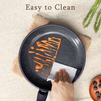 GiPP Ceramic Pots and Pans Set Non Stick, Nonstick Detachable Handle Cookware Sets, Healthy Non Toxic PFAS PFOA & PTFE Free, Dishwasher ＆Oven Safe, Induction Kitchen Pot and Pan, 8 Piece Grey - color: Dark Gray, size: 0802