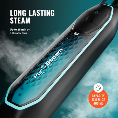 Pursteam New & Improved ScrubMaster Steam Mop with Dual Scrubbing LED Head - size: Steam Mop - ScrubMaster 2.0