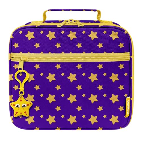 Medium Travel Pill Bottle Organizer, Child Medicine Bag with Zipper Toy, Carrier for Kids Medications and Medical Supplies - Yellow Stars - color: - M Kid Yellow Stars