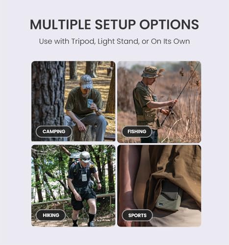 Claymore Clip Fan Khaki – Portable Rechargeable Neck Waist Wearable Fan with 5200mAh Battery, 5-Speed Quiet BLDC Motor, Hands-Free Neck Strap Design, USB-C Charging Camping, Hiking, Outdoor Use - style: Clip Fan (Khaki)