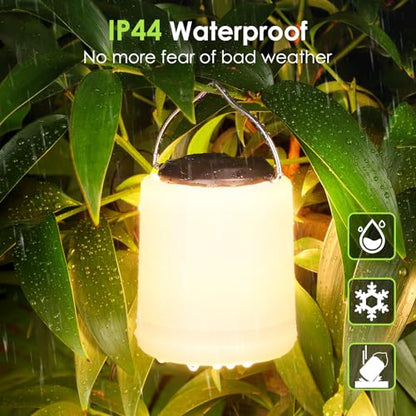 BOBKID LED Camping Lantern, Rechargeable Camping Light, 4 Modes Outdoor Flashlights Lanterns with 1000LM, Water Resistant Portable Emergency Camp Light for Hurricane Hiking Survival Kits - Black - color: Black