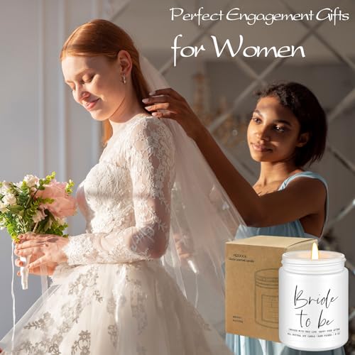 Bride to Be Gifts for Women,Unique Engagement Anniversary Wedding Candles Gift for Her,Bridal Shower Scented Candle for Bride - style: Bride