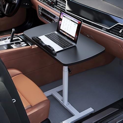 RV Folding Table with Adjustable Height, Flip Down Dinette Desk with Reinforced Steel Frame, Space-Saving RV Table for Campervans and Motorhomes(Black,Small) - color: Black, size: Small