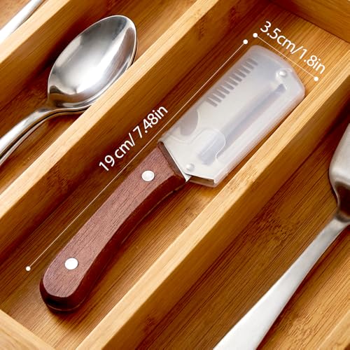 Premium Vegetable Peeler with Wooden Handle and Bottle Opener, 2026 Upgrade Multifunctional Vegetable Peeler for Kitchen, Multi-Functional Kitchen Gadgets Tool for Fruit Vegetables Potato (2)