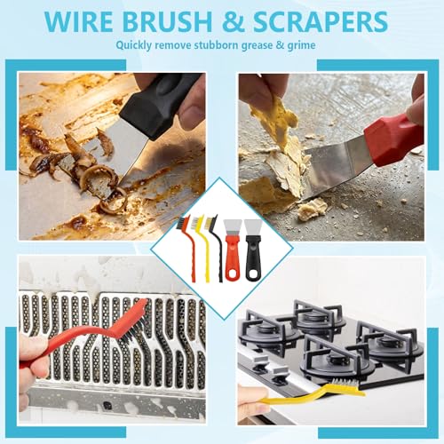 15PCS Crevice Cleaning Brush Grout Brush, Hard Bristle Cleaning Supplies for Bathroom, Kitchen, Window Sill, Tile Corners & Household Deep Cleaning