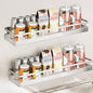 2PCS Kitchen Spice Rack, SUS304 Stainless steel Wall Mount Storage Rack, Seasoning Container, 19.7Inch Spice Organizer, Kitchen Seasoning Hanging Rack, Bathroom Shelf for Storing Toiletries - size: 19.7Inch 2PC