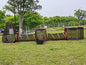 6 in 1 Pet Cat and Dog Tunnel Tent Foldable Pet Tent Outdoor Pop Up Pet Playpen Cage Fences House (Styles 1) - style: Styles 1