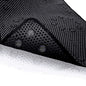 Shower and Bath Mat,Non-Slip Machine Washable and Extra Large Bathtub Mats with Drain Holes and Suction Cups Soft Foam Tub Mats-36” X 17”,Black - color: Black