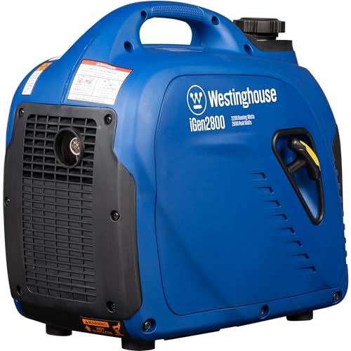 Westinghouse 2800 Peak Watt Super Quiet & Lightweight Portable Inverter Generator, Gas Powered, Parallel Capable, Long Run Time - style: 2800 Watts - Gas Only