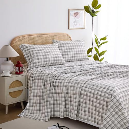Camping World Enclave Printed Sheet Set – Soft Patterned Bed Sheets, Easy-Care Bedding for RV, Camper, Guest Room & Home Bedroom - size: Queen