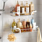 TAILI Shower Caddy Suction Cup 2 Pack, Heavy Duty Bathroom Basket, Bath Shelves for Inside,Stainless Steel Shower Holder for Bathroom Storage & Home Decor - style: 2 × Silver Basket