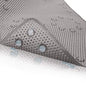 Shower and Bath Mat,Non-Slip Machine Washable and Extra Large Bathtub Mats with Drain Holes and Suction Cups Soft Foam Tub Mats-36” X 17”,Grey - color: Grey