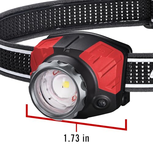 Coast® FL85R 1000 Lumen Tri-Color (White/Red/Green) Focusing Rechargeable LED Headlamp, Built-in Rechargeable Battery