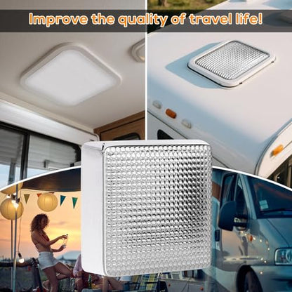 1PCS RV Skylight Insulator 14x14x2.8,RV Vent Insulator and Skylight Covers,Waterproof RV Vent Covers for Inside Camper,RV Sunroof Skylight Shade Skylight Pillow for Shower