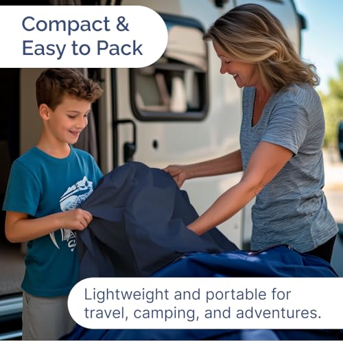 Cot Sheet Set 30” x 75” – 4 Piece Cot Size Narrow Twin Mattress Sheets – Ideal for Camper Bunk, RVs, Bunks, Day Care & Camping - Fits 6” to 10” Mattress, Ultra-Soft, Breathable & Cooling - Navy Blue - color: 24 - Navy Blue, size: Cot Sheets (30x75)