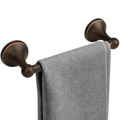 Antique Hand Towel Holder Oil Rubbed Bronze for Bathroom,Towel Bar 9-Inch,Bathroom Accessories Towel Ring, Wall Mounted,Towel Hanger for Bathroom - color: Oil Rubbed Bronze