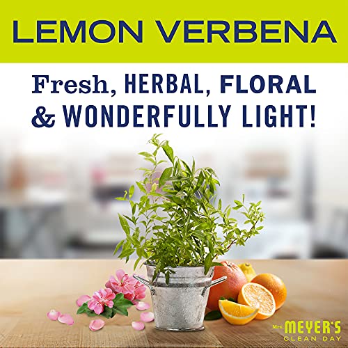 Mrs. Meyer's Air Freshener, Lemon Verbena, Spray | Non-Aerosol | Essential Oils | 8 fl. oz | Pack of 2 - size: 8 Fl Oz (Pack of 2)
