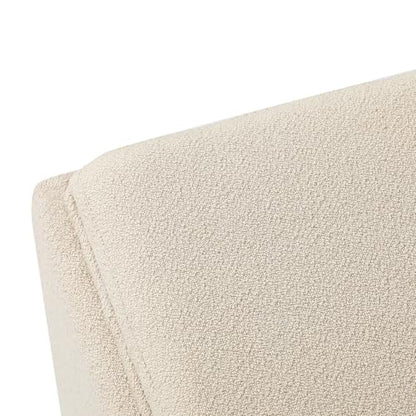 Adeco 17-inch Square Storage Ottoman with Reversible Tray Top, Upholstered Fabric Cube Footrest Stool & Coffee Table for Living Room, Bedroom, and Small Spaces, Beige - color: Beige With Tray