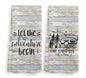 Camping Let the Adventure Begin Kitchen Towels and Dishcloths Sets of 2,Campsite Cabin RV Drying Cloth Hand Towels Tea Towels for Bathroom Kitchen,Campers Camping Lovers Adventurers Gifts,16×24 inches - color: Recreational Vehicle-6