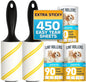 Lint Rollers for Pet Hair, Sticky, Remover for Couch, Clothes Furniture and Carpet. Lint Roller Dog Hair Remover Cat Hair, Animal Hair, Pet Fur, Fuzz. 5 Large Pet Hair Lint Rollers White - size: Printed Tear Line - 5 pcs - 450 Sticky Sheets