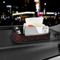 Car Dashboard Storage Box Loose Items Organizer - Suitable For Car, Office, Living Room, Dining Room And Other Scenarios (red rhinestones) - color: red rhinestones