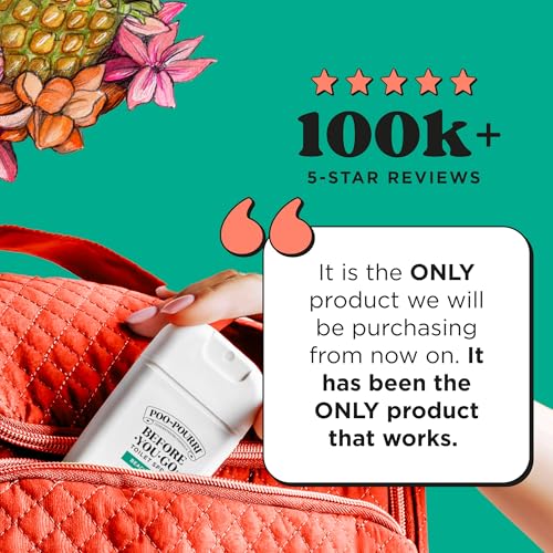 Poo-Pourri Before-You-Go Pocket Toilet Spray, Travel Essentials, Beach Bum, 1 Fl Oz, Up to 50 Uses, On-The-Go Bathroom Odor Deodorizer with Essential Oils, TSA Approved Size, Coconut Orchid Scent - size: 1 Fl Oz (Pack of 1)