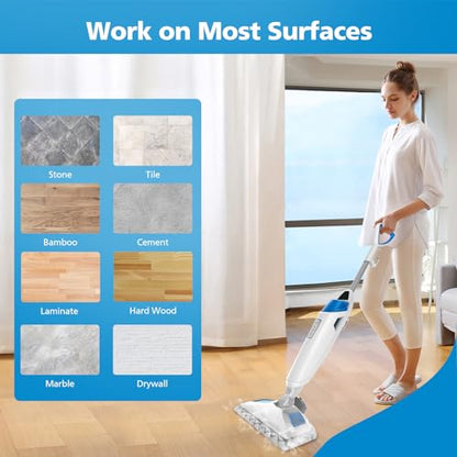 6 Pack 1940 for Bissell Steam Mop Pads for Bissell PowerFresh Steam Mop 1806 1544 1440 2075A 2685A 1940W 19404 Series, Model 19402 19408 1940a 1940f 1940q 1940t B0006 B0017, Part #5938#203-2633 - size: 6 Pack