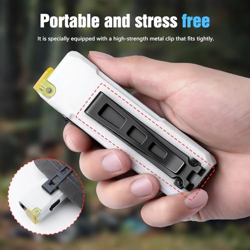 UV Flat EDC Flashlight Rechargeable 1000 High Lumens Pocket Light with RGB | Magnetic Base Small Flashlights, Dual Switch,Aluminum Alloy Body,USB-C Waterproof Work Flash Light for Work,Home,Emergencies - color: RBG White