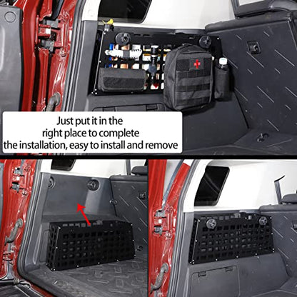 HAPPYHORSE For Toyo-ta FJ Cruiser 2007-2021 trunk, sundries organizer storage compartment storage box (Storage box B on the left side of the trunk)