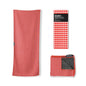 Nomadix Original Towel - Perfect for Beach, Pool, Travel, Camping, Yoga - Made with Recycled Materials - Super Absorbent - Sand Resistant - Gingham Red - 72.5x30 - color: Gingham Red