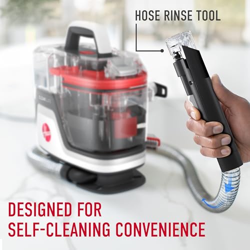 Hoover CleanSlate Plus Portable Carpet + Upholstery Spot Cleaner Machine, Powerful Suction with Versatile Tools, Pet Stain Remover, Car and Auto Detailer, Pair with Hoover Carpet Cleaner Solution - style: CleanSlate Plus