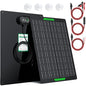 SUNER POWER Waterproof 50W 12V Solar Battery Charger & Maintainer PRO, Built-in UltraSmart MPPT Charge Controller, 12 Volt Solar Panel Trickle Charging Kits for Car Automotive Boat Marine RV Trailer - size: BC-50W-PB Ultra