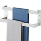 Alise Double Towel Bar, 16" Towel Racks for Bathroom Wall Mounted, SUS304 Stainless Steel Bathroom Towel Holder, Modern Quick Drying Towel Hanger, Brushed Nickel - color: Brushed Nickel, size: 16-inch