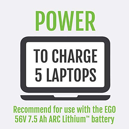 EGO POWER+ Portable Inverter, 150W, Power Inverter Generator, Quiet, Battery and Charger Not Included - PAD1500 - style: 150W w/USB A (No Battery/Charger)