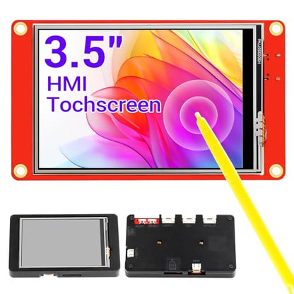 ELECROW ESP32 Display 480x320, 3.5 Inch HMI Touch Screen SPI TFT LCD Touchscreen with Acrylic Case, 32-Bit LX6 Dual-Core Processor, Up to 240MHz, Compatible with Arduino, LVGL, PlatformIO, MicroPython