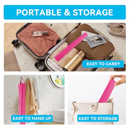 BRIAN & DANY Makeup Mat for Sink, Bathroom Sink Cover for Counter Space, Foldable Silicone Sink Mat Organizer Countertop RV Space Saver, Pink, 19.3" x 15.5" - color: Pink