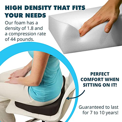 Foamma 3" x 24" x 84" High Density Upholstery Foam Padding for Cushions and Seat Repair, Thick-Custom Pillow, Chair and Couch Cushion Replacement Foam, Craft Upholstery Supplies - color: High Density, size: 3" x 24" x 84"