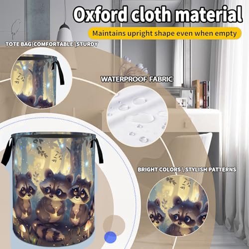 Axolotl Laundry Basket Hamper for Boys Girls Kids Adults, Foldable Waterproof Oxford Clothes Storage Bin, Ocean Organizer for Bedroom Bathroom Room Decor 19.7"x15.8" - style: Axolotl