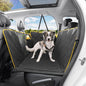 Dog Back Seat Cover, Rear Seat Protector Waterproof Dog Hammock Black | 600D Oxford Fabric, Waterproof PVC Coating, Nonslip Bottom, 7-layer Design, for Sedan, Trucks and SUV